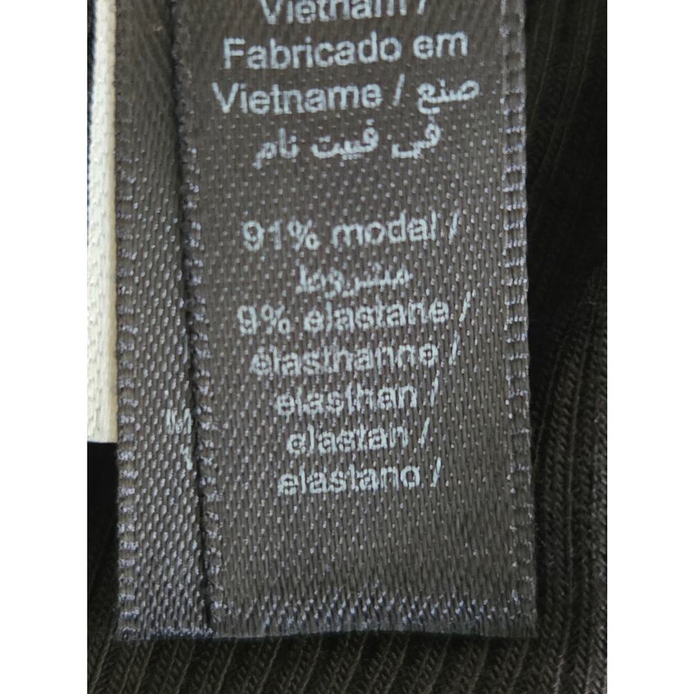 Skims Soft Lounge Rib Sleep Pants Size L Black NWT - Picture 9 of 12